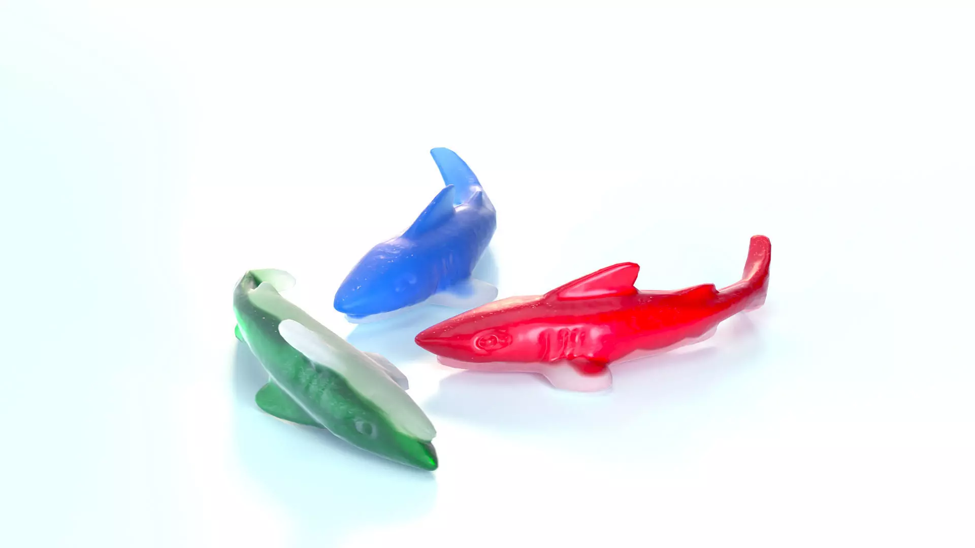 Jelly Shark Candy 3D model_0