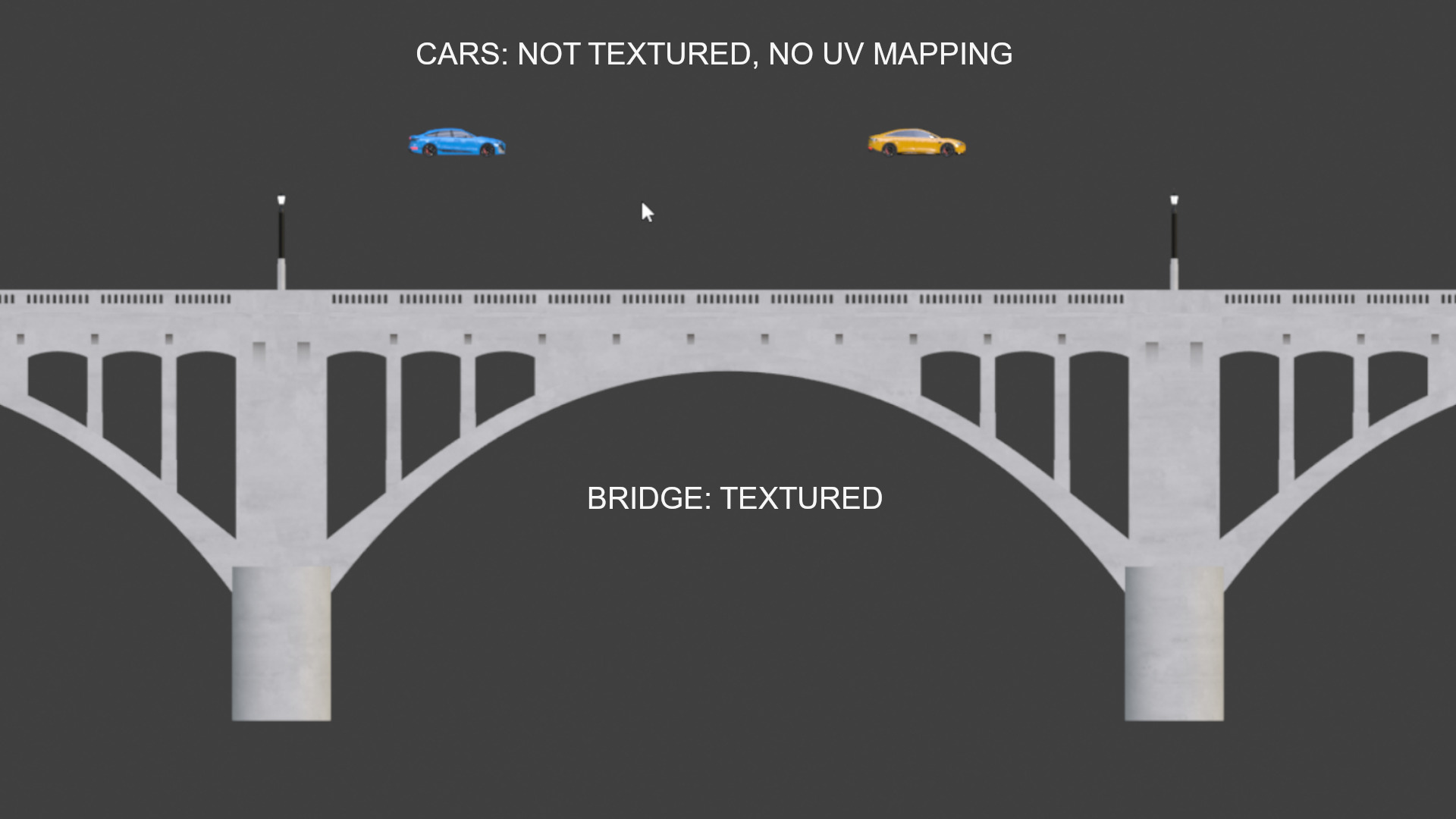 Bridge with cars 2025 3D model_2