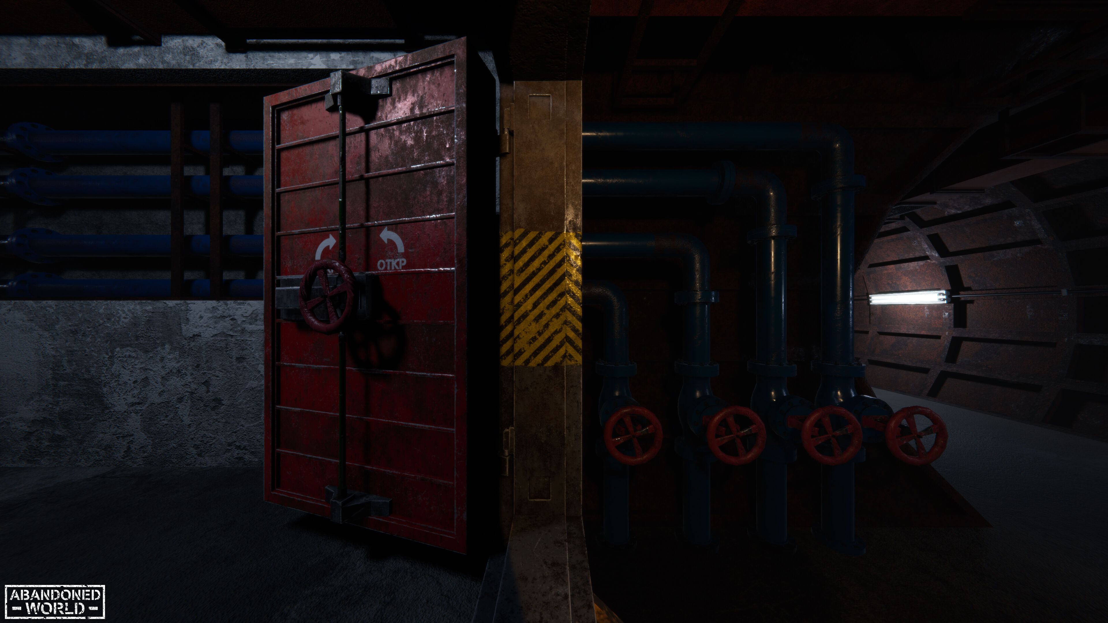 Modular Subway Tunnels for Unity Low-poly 3D model_22