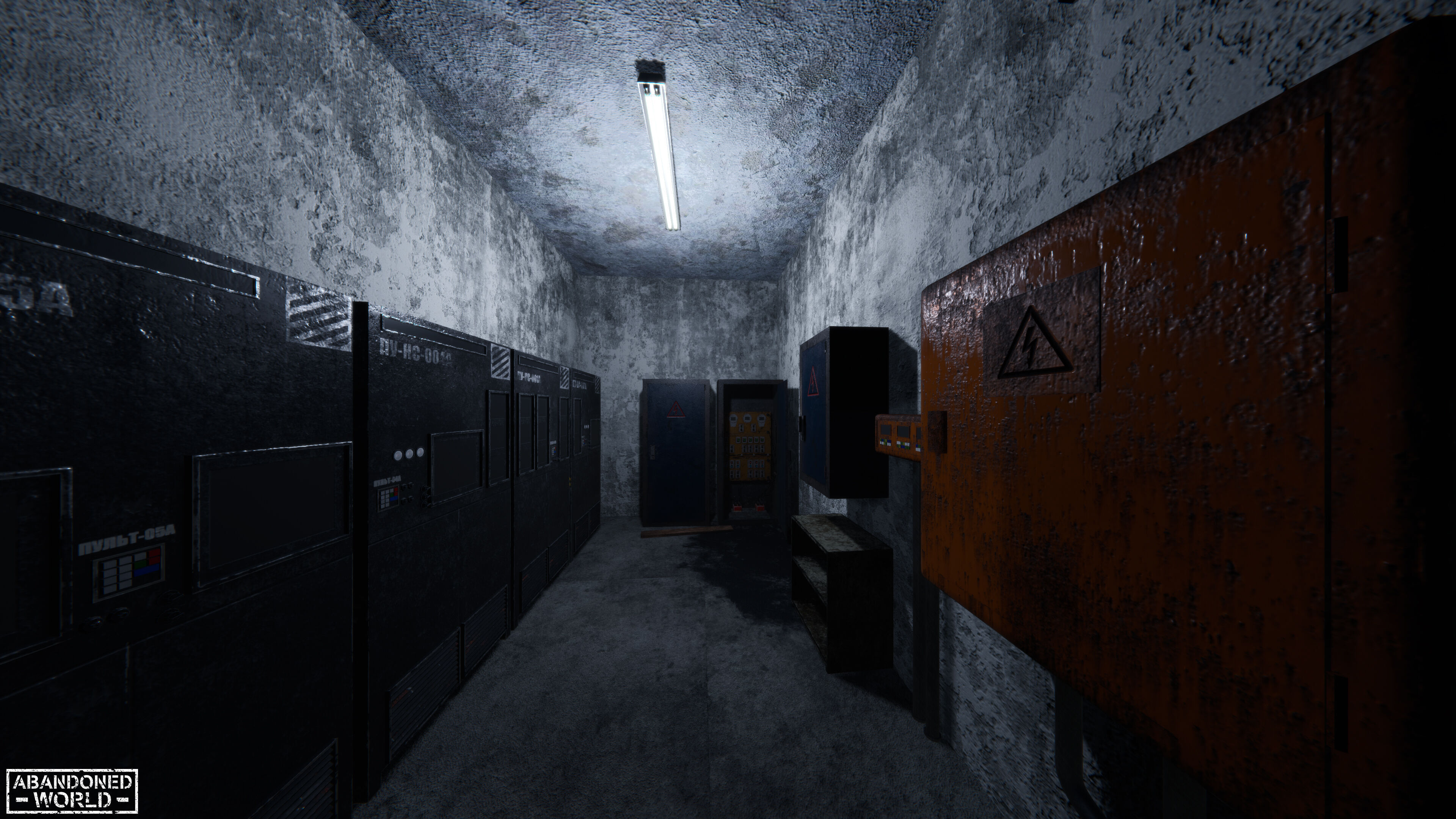 Modular Subway Tunnels for Unity Low-poly 3D model_42