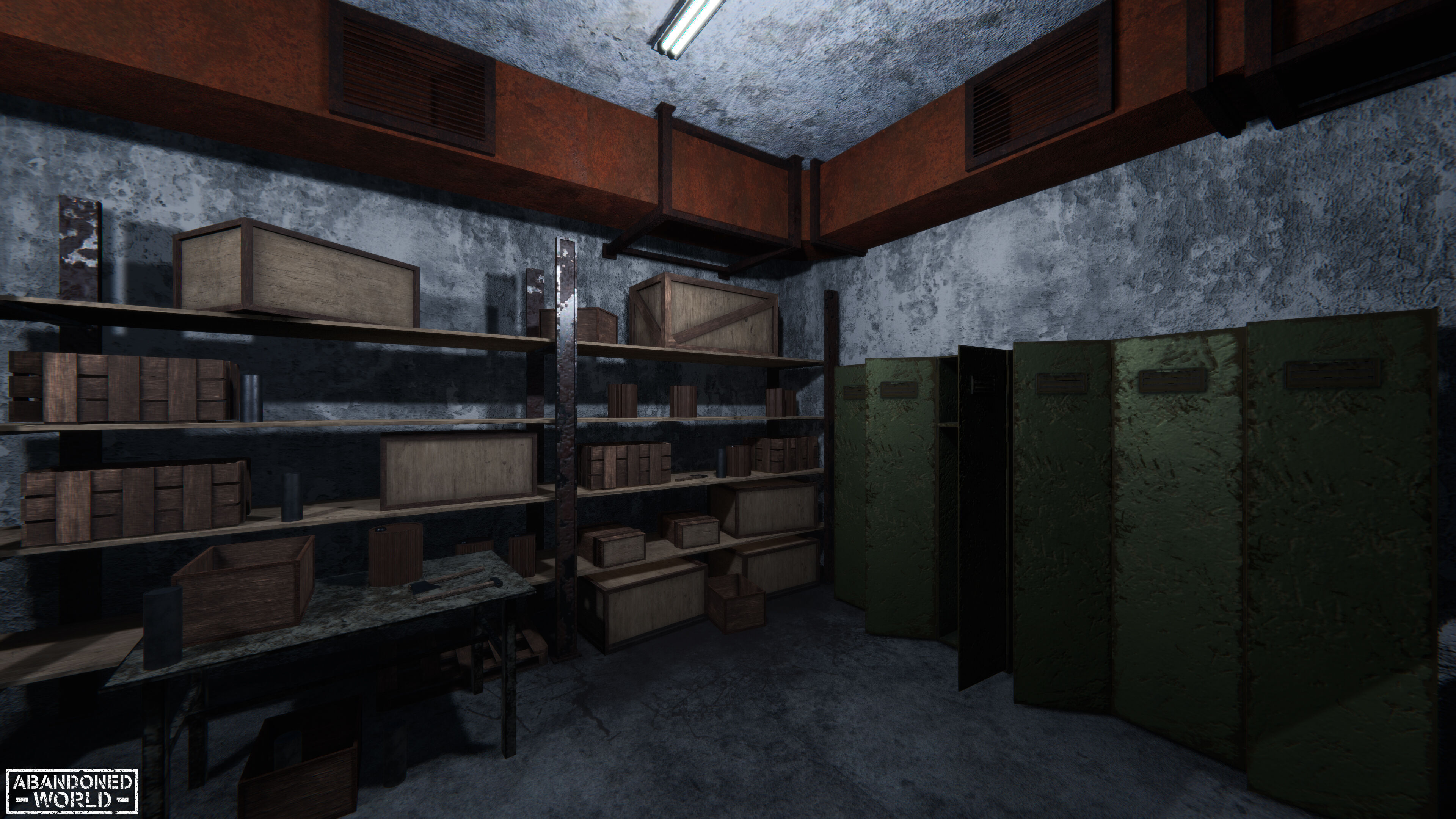 Modular Subway Tunnels for Unity Low-poly 3D model_39