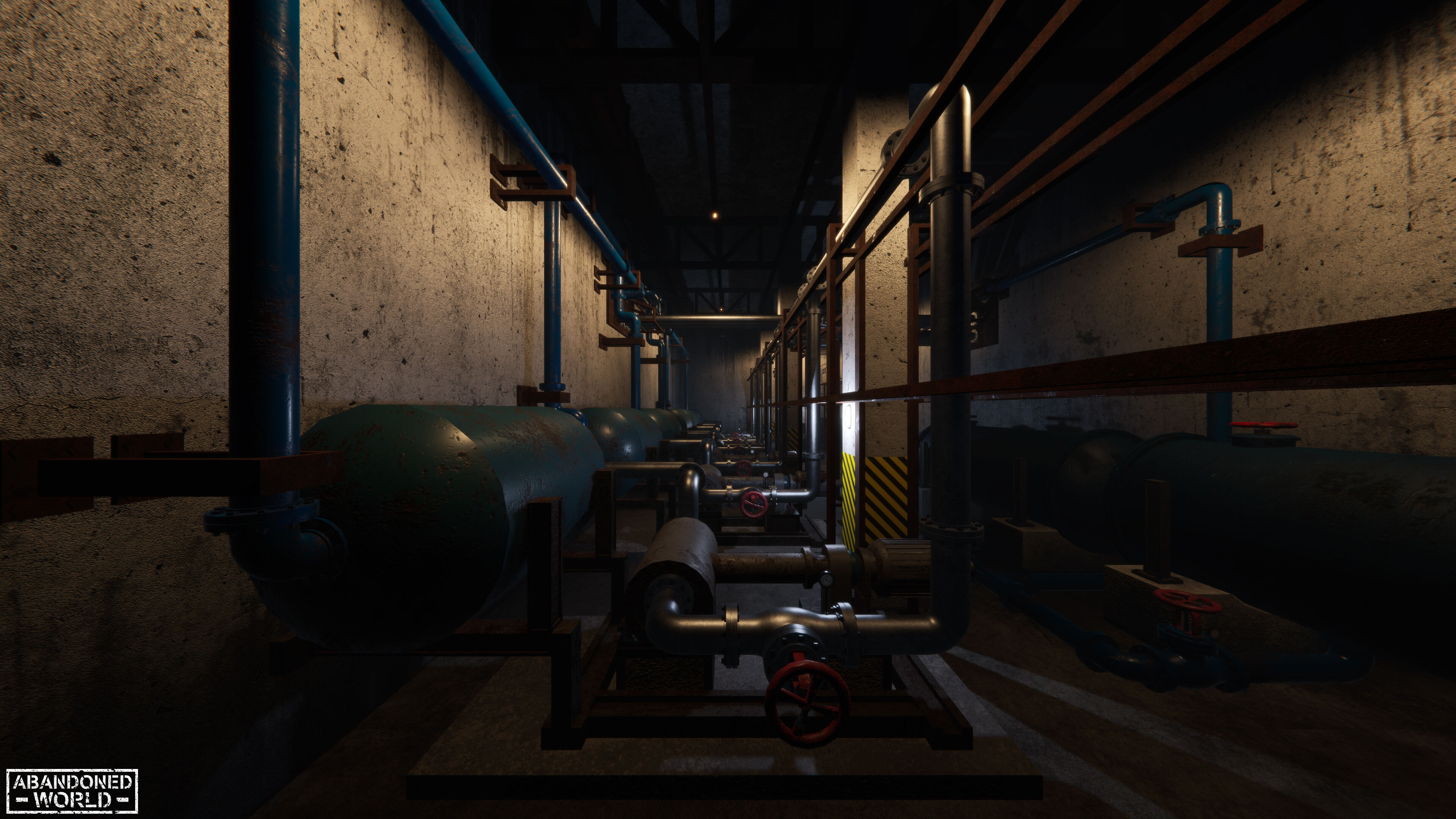 Modular Subway Tunnels for Unity Low-poly 3D model_29