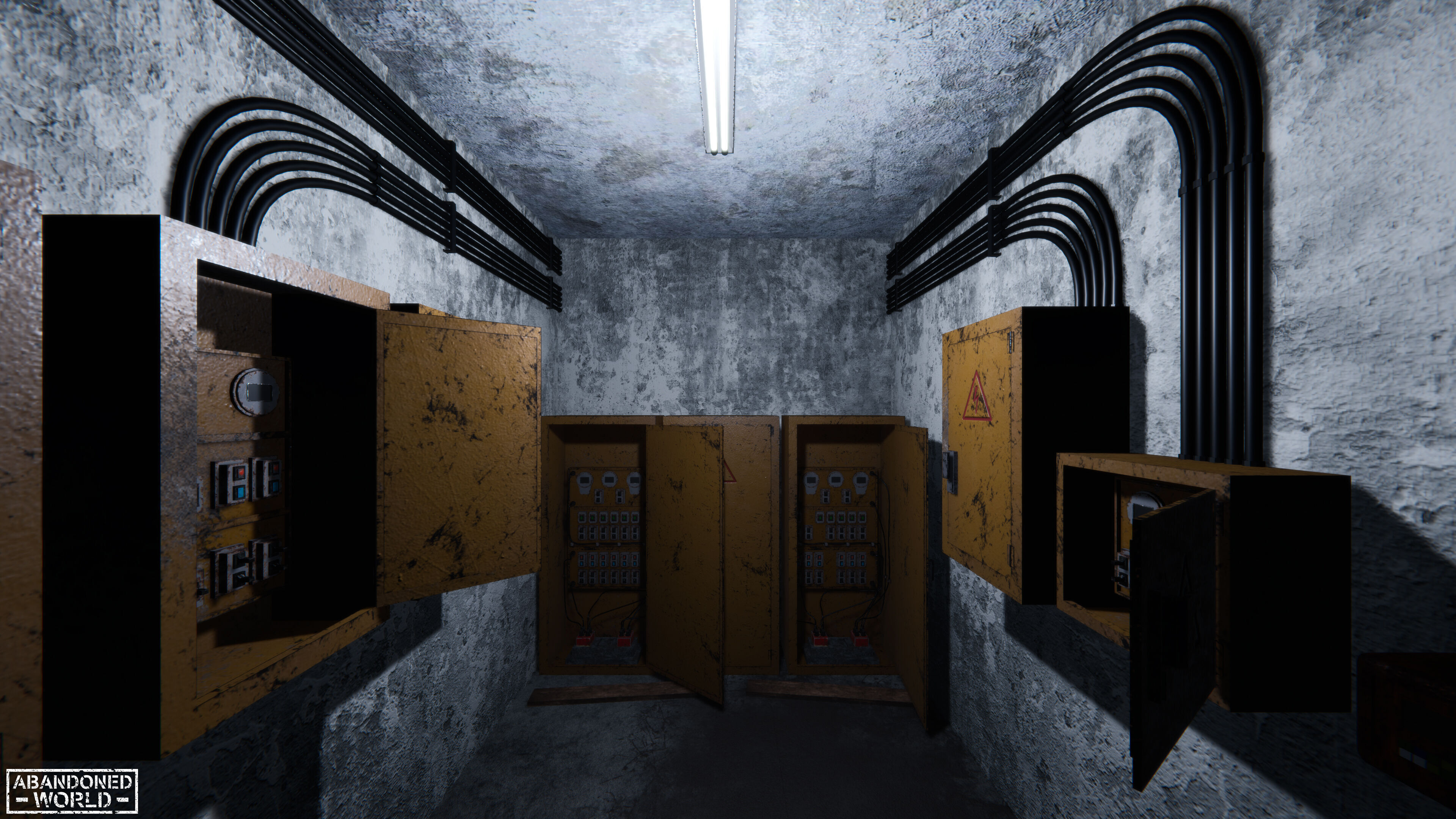 Modular Subway Tunnels for Unity Low-poly 3D model_43