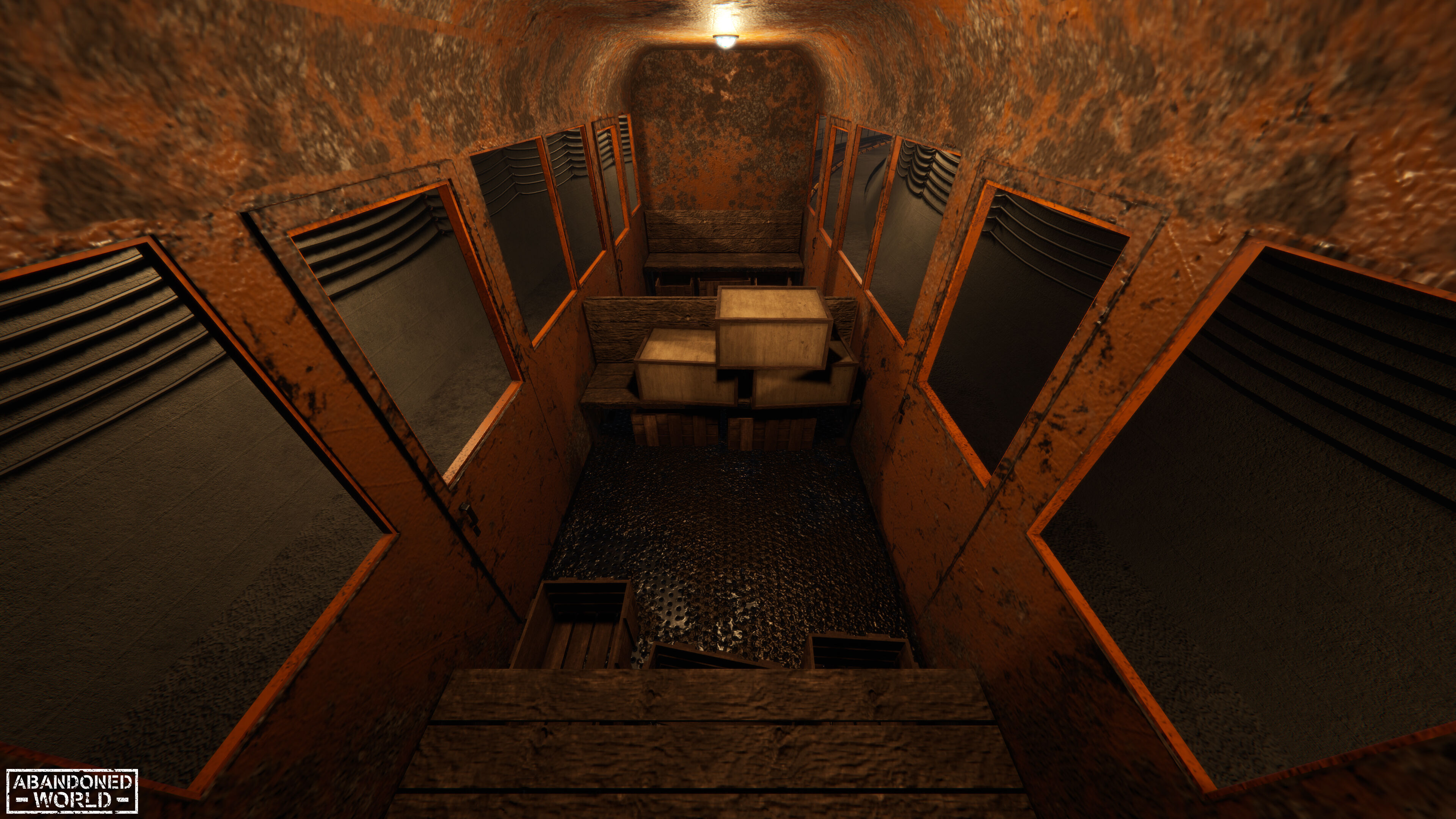 Modular Subway Tunnels for Unity Low-poly 3D model_18