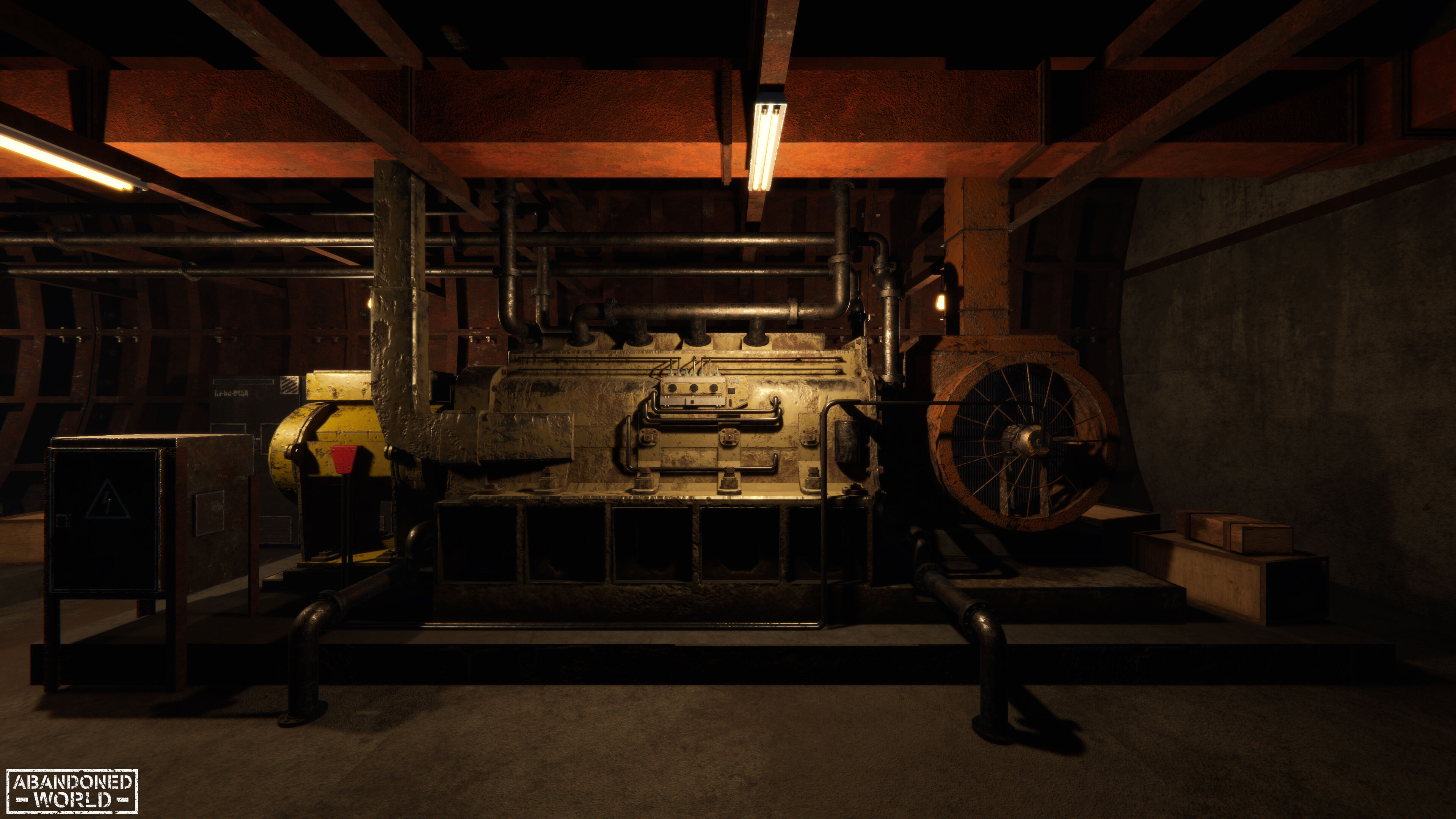 Modular Subway Tunnels for Unity Low-poly 3D model_25