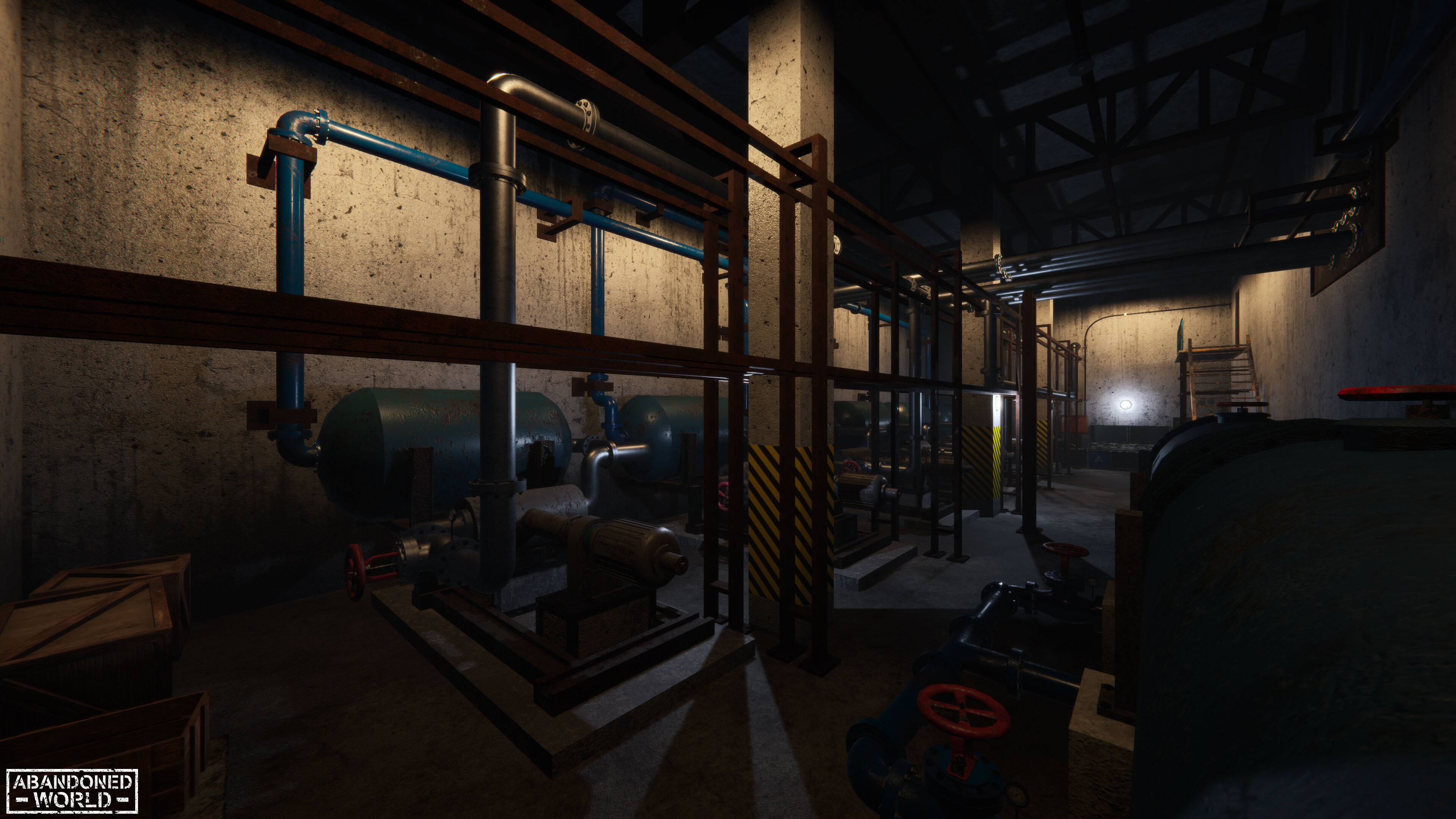 Modular Subway Tunnels for Unity Low-poly 3D model_31