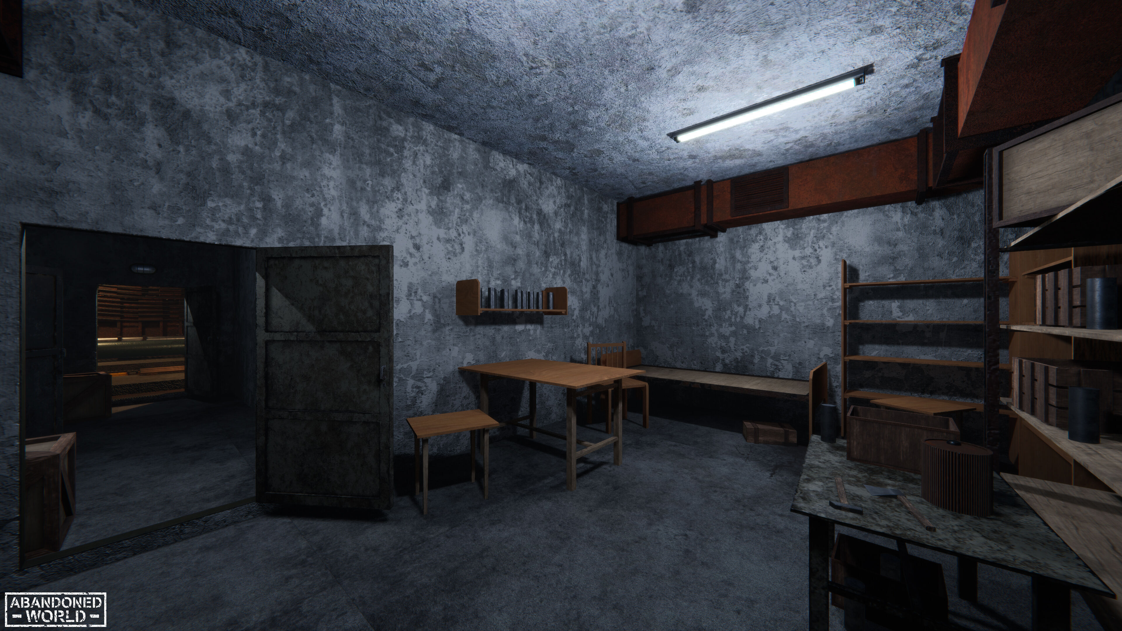 Modular Subway Tunnels for Unity Low-poly 3D model_40