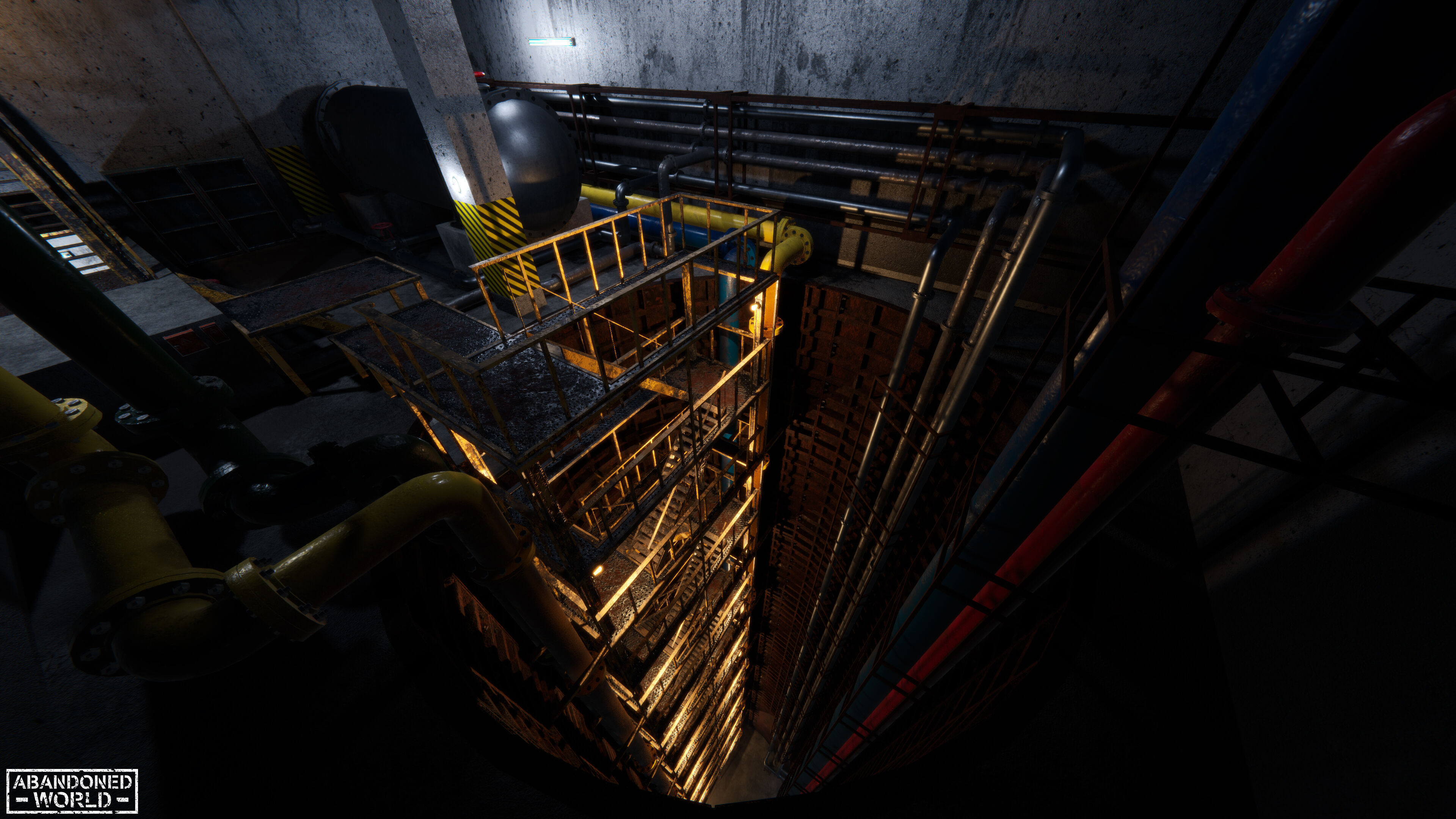 Modular Subway Tunnels for Unity Low-poly 3D model_35