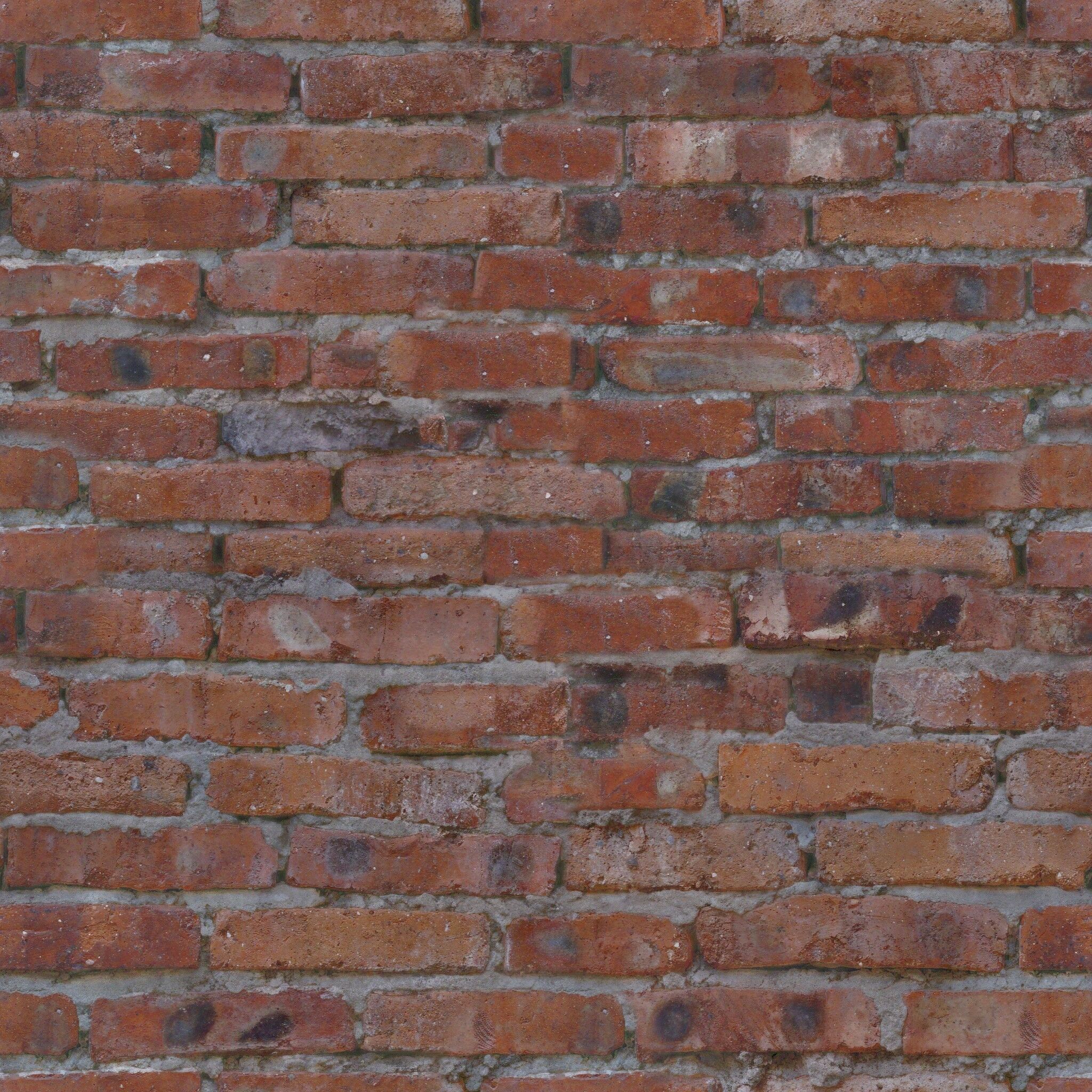 Classic Red Brick Wall Texture_3