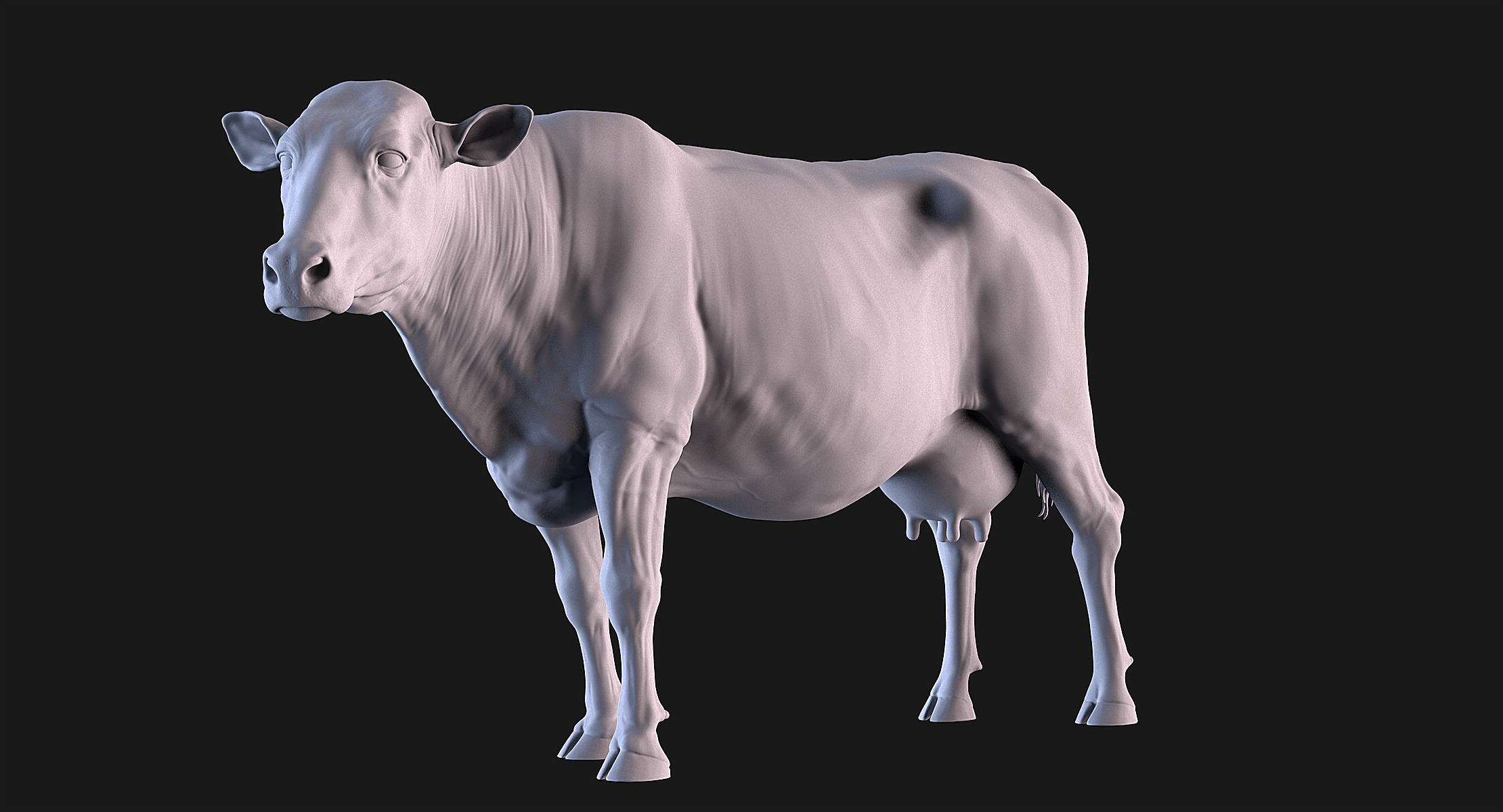 Cow and Bull 3D print model_7