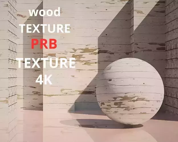 Weathered Painted Wood Planks