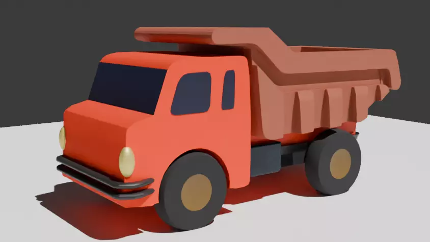truck toy 3D print model_0