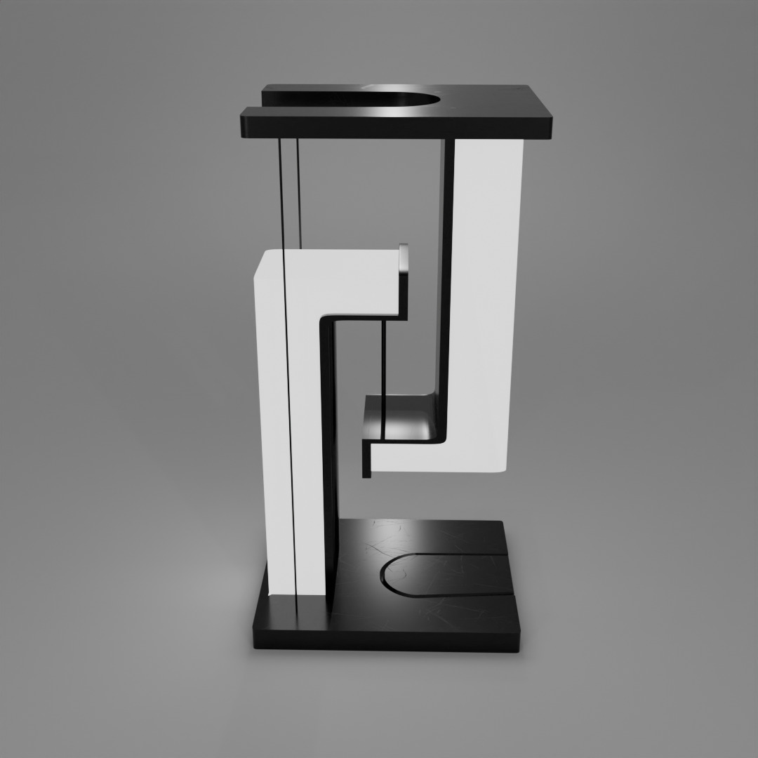 Multifunctional ChargerLight LowPoly PBR Game VR AR Ready Low-poly 3D model_9