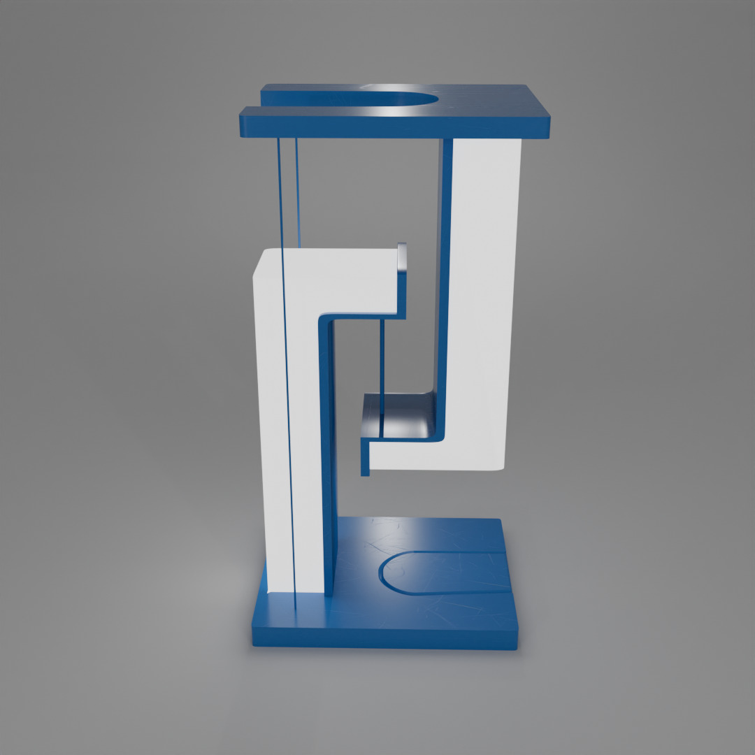 Multifunctional ChargerLight LowPoly PBR Game VR AR Ready Low-poly 3D model_8