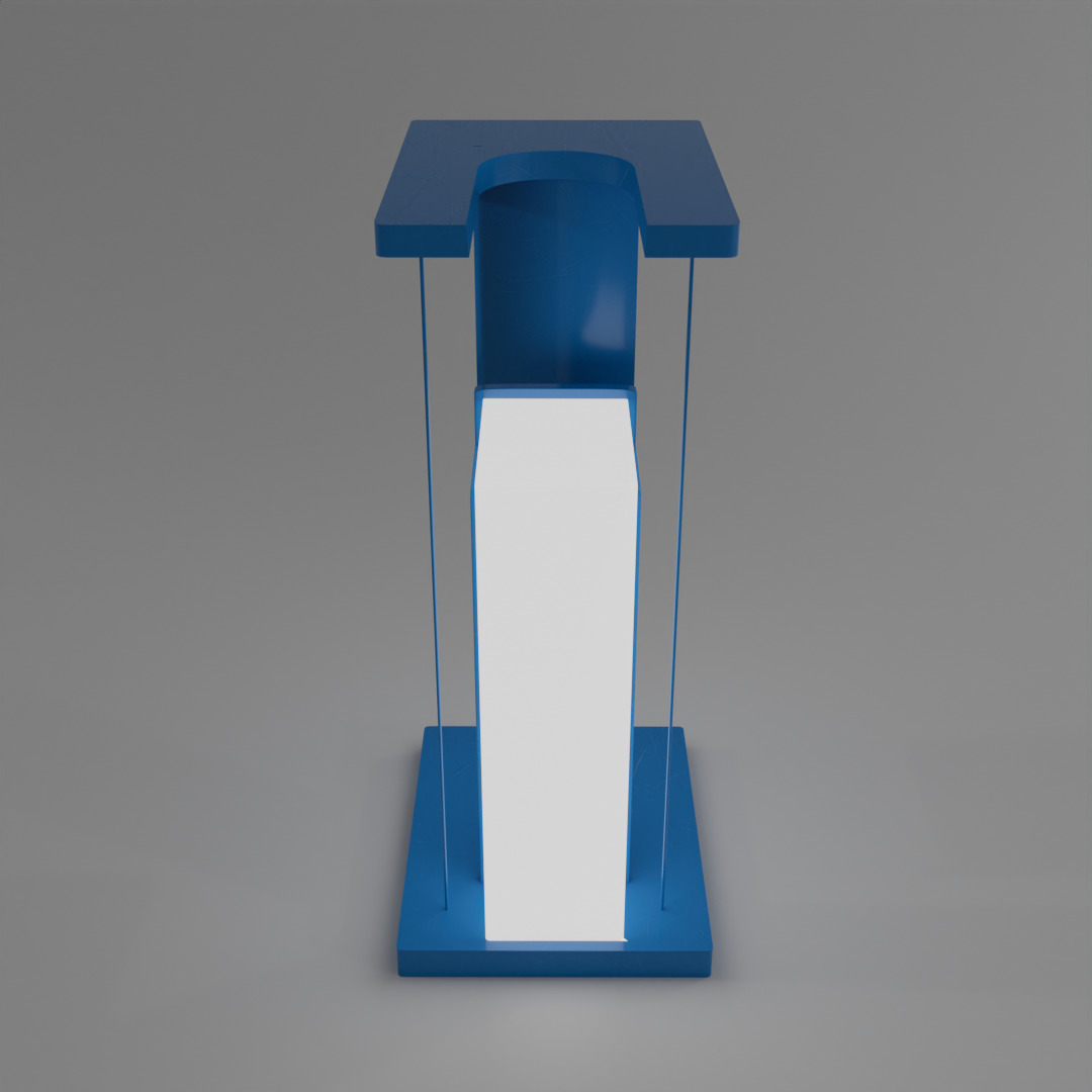 Multifunctional ChargerLight LowPoly PBR Game VR AR Ready Low-poly 3D model_11