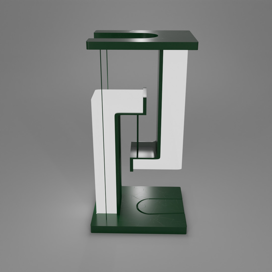 Multifunctional ChargerLight LowPoly PBR Game VR AR Ready Low-poly 3D model_10