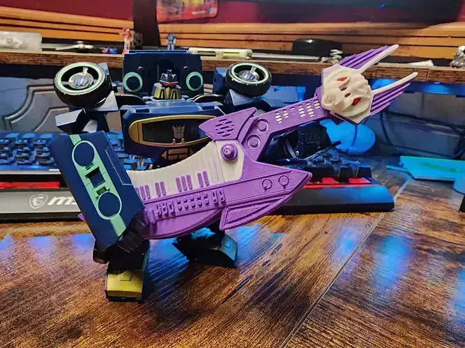 Transformers Animated Ratbat  Keytar 3D print model