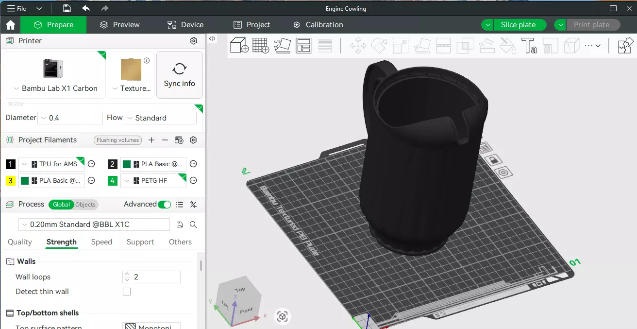 Empty Beer Pitcher 3D print model_0