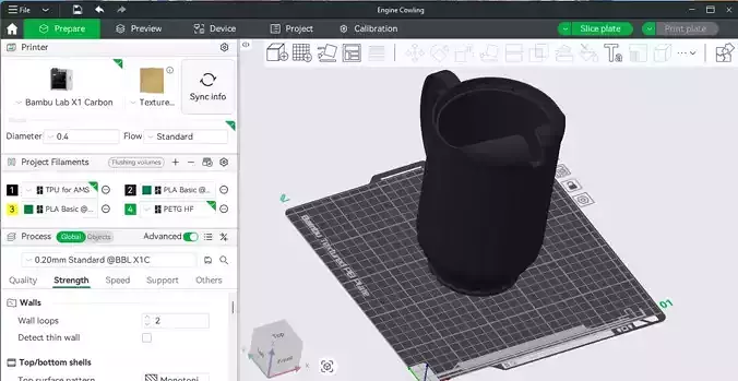Empty Beer Pitcher 3D print model