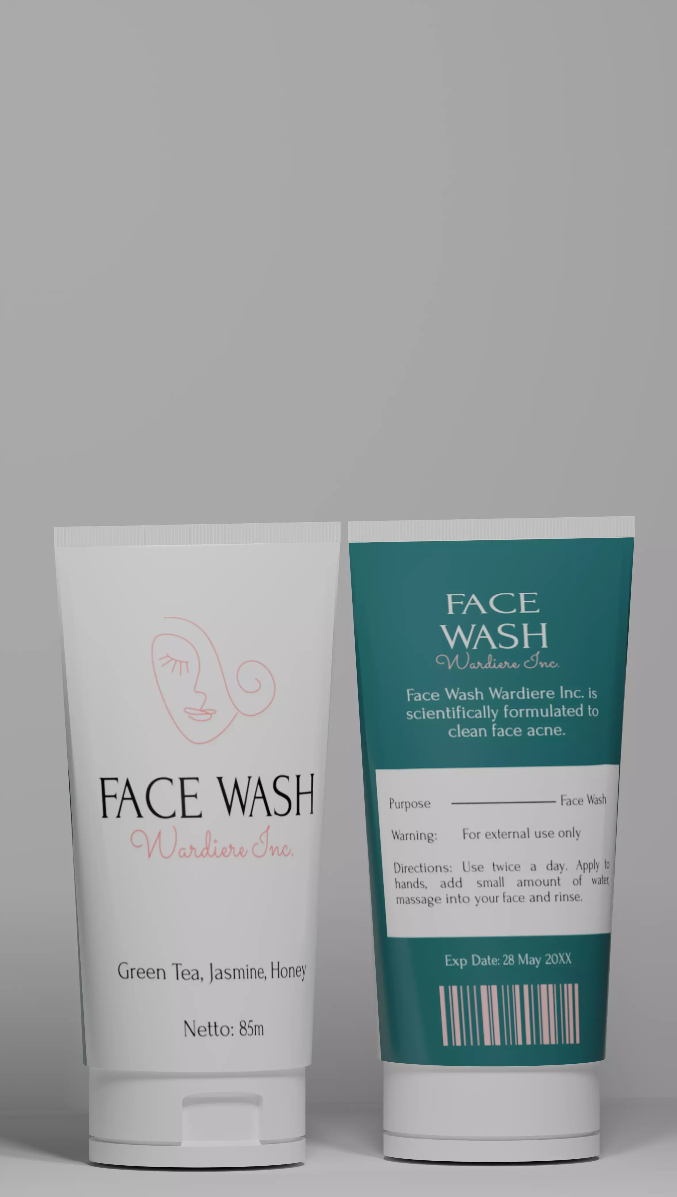 Face wash 3D model_0