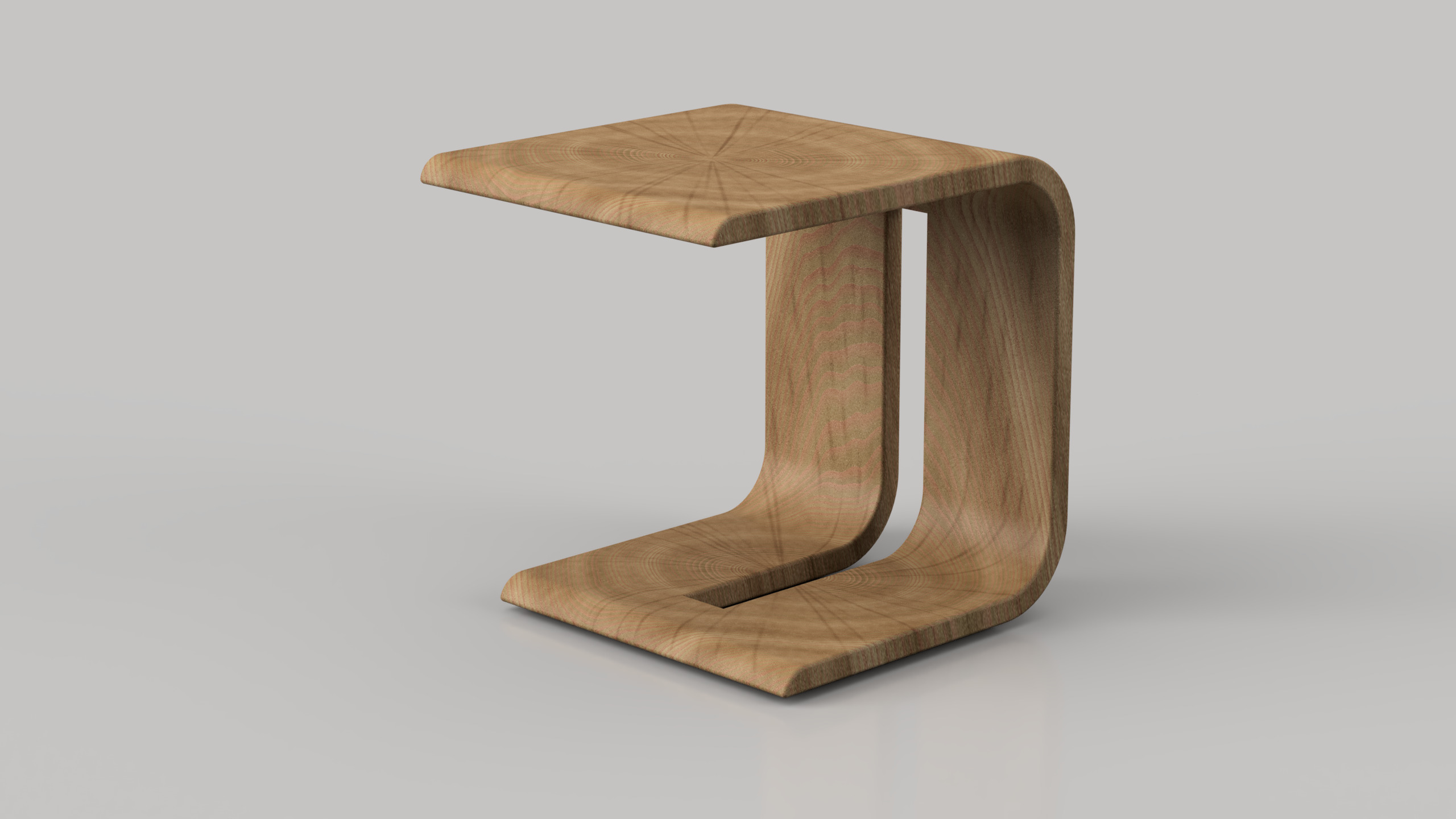 C Side Table 3D model_6