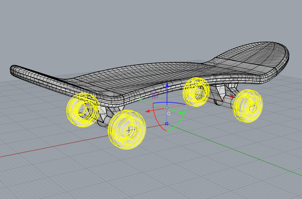 Finger Board Skate - Skateboard 3D print model_1