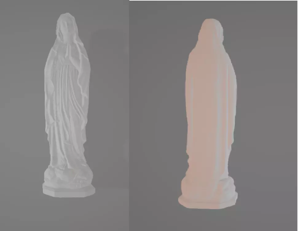 Virgin Mary - Maria - High Quality 3D print model_0