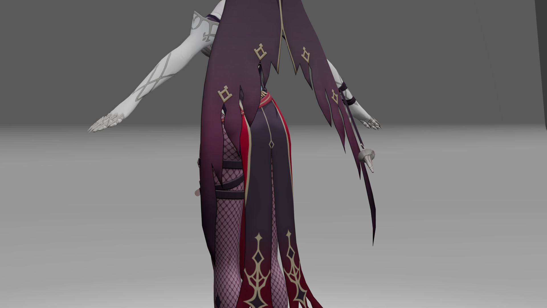 Rosaria Genshin Impact Fan Art 3D model_8