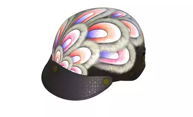 Lacquer Helmet 3D Model