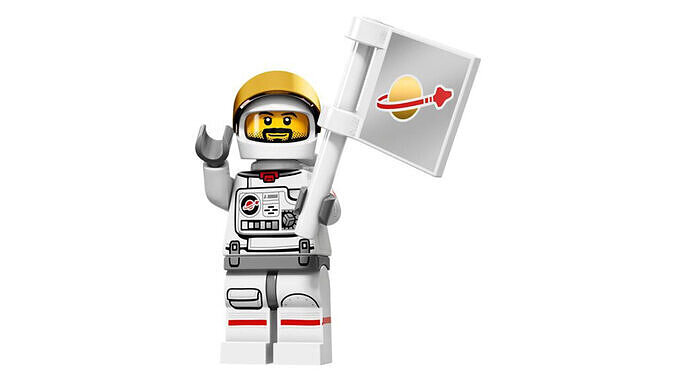 3D print minifigure - 71011-3 Astronaut 3D print model