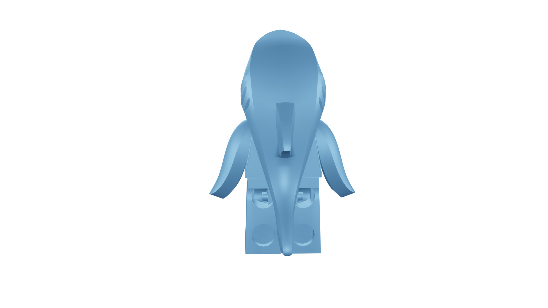 3D print minifigure - 71011-13 Shark Suit Guy 3D print model_25