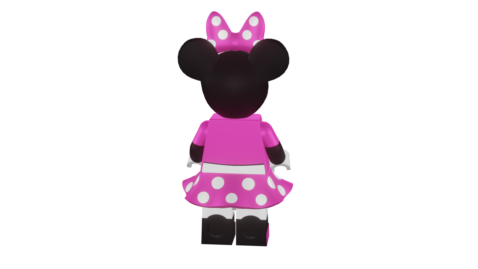 3D print minifigure - 71012-11 Minnie Mouse 3D print model_31