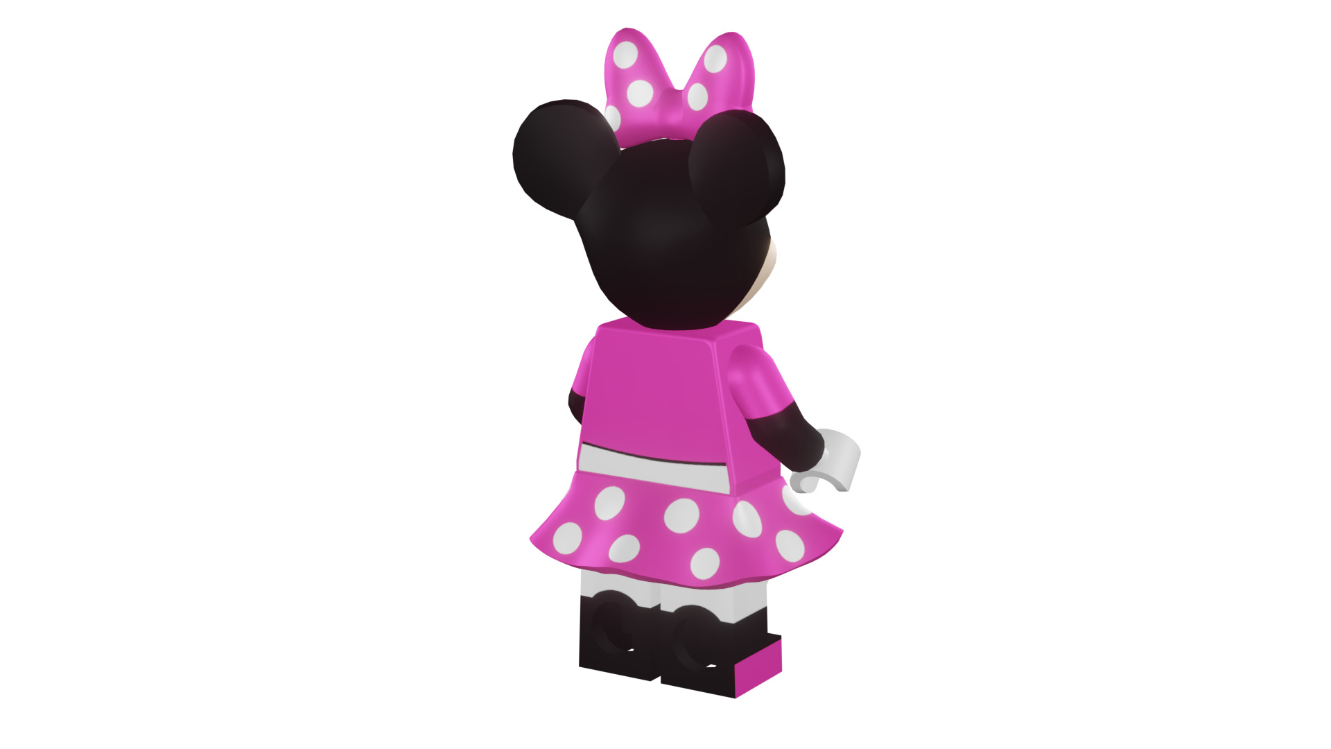 3D print minifigure - 71012-11 Minnie Mouse 3D print model_28