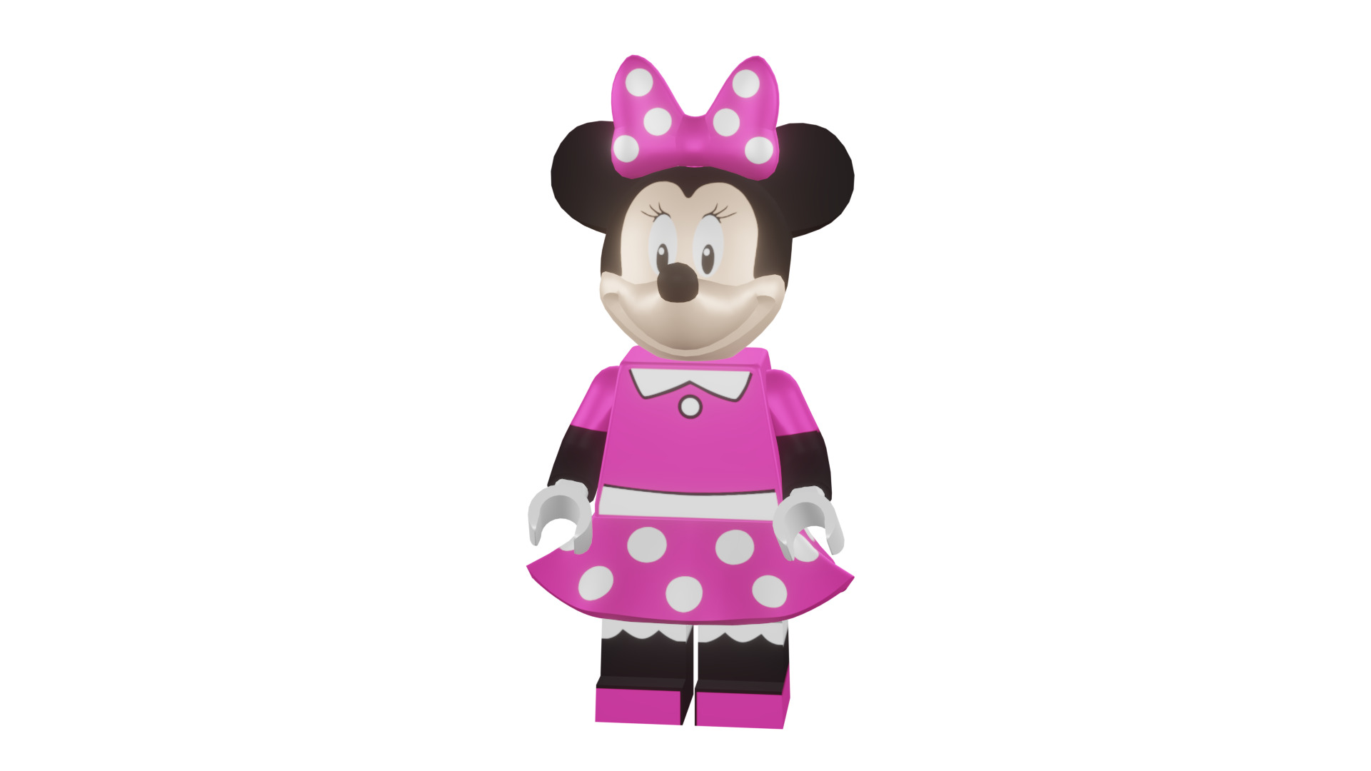 3D print minifigure - 71012-11 Minnie Mouse 3D print model_51