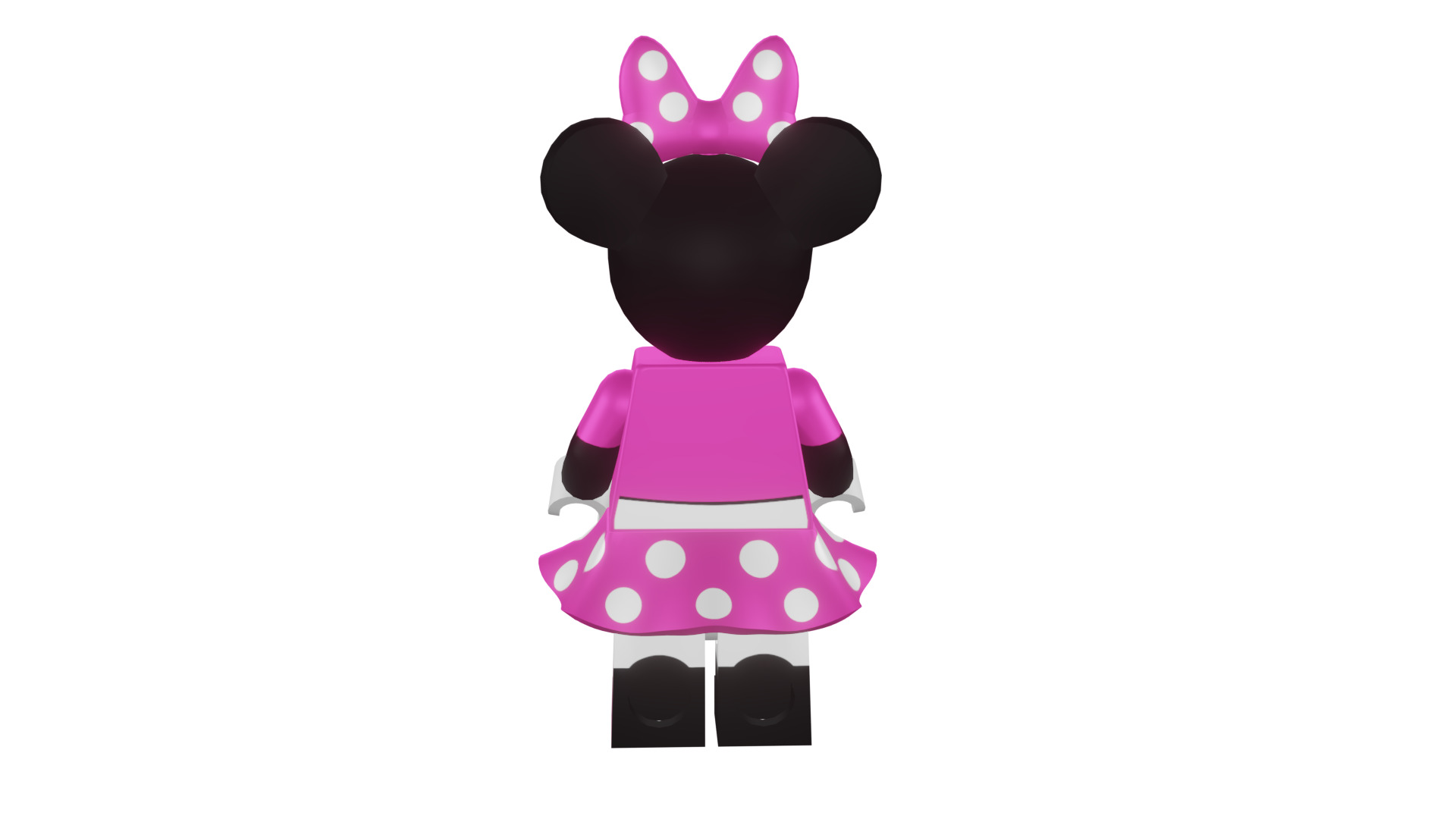 3D print minifigure - 71012-11 Minnie Mouse 3D print model_32
