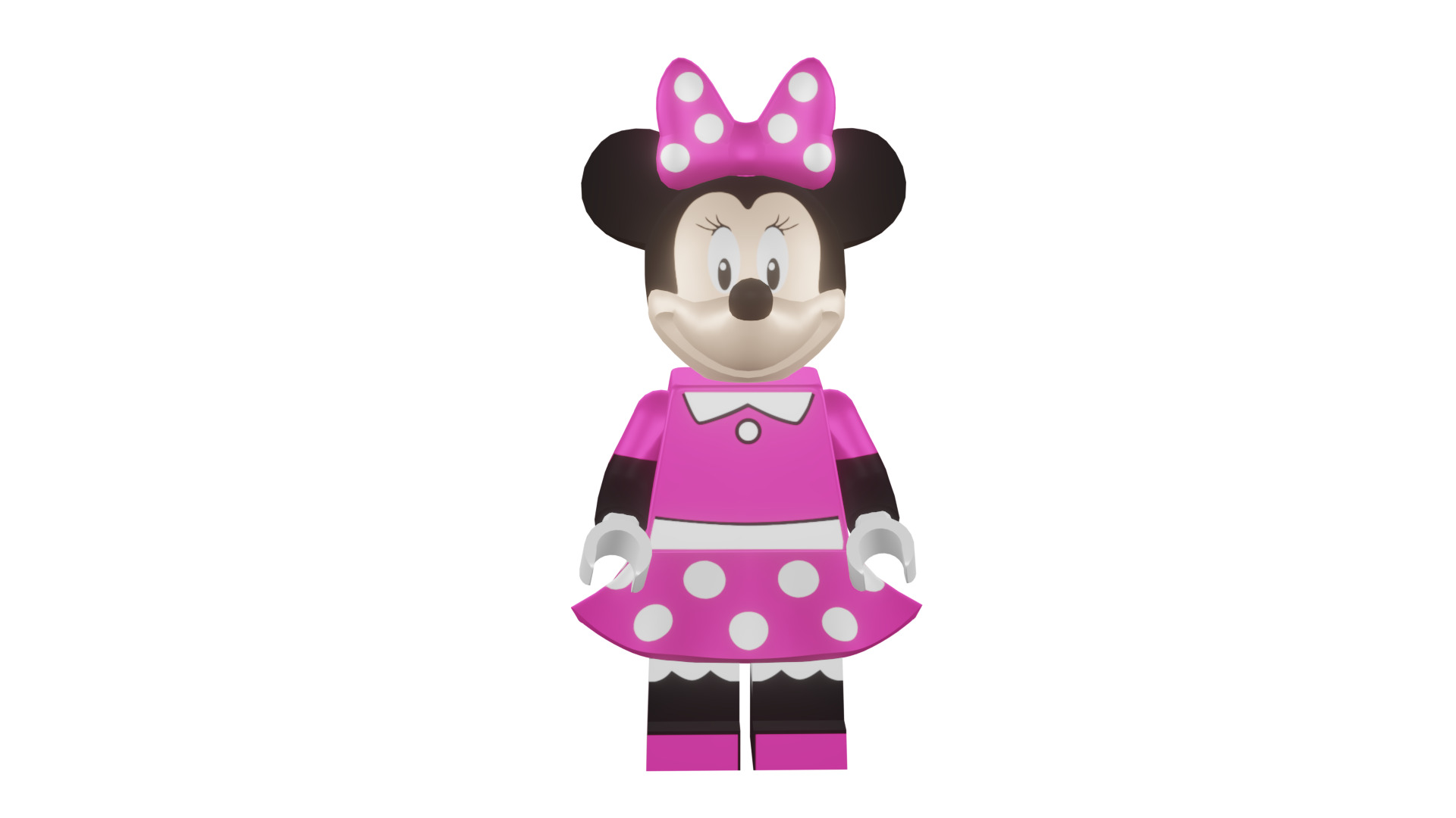 3D print minifigure - 71012-11 Minnie Mouse 3D print model_52