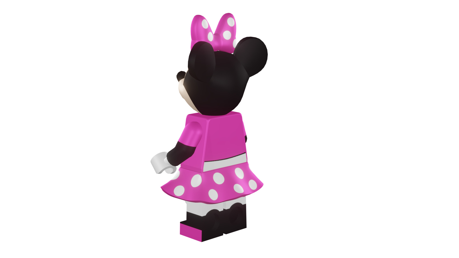 3D print minifigure - 71012-11 Minnie Mouse 3D print model_37