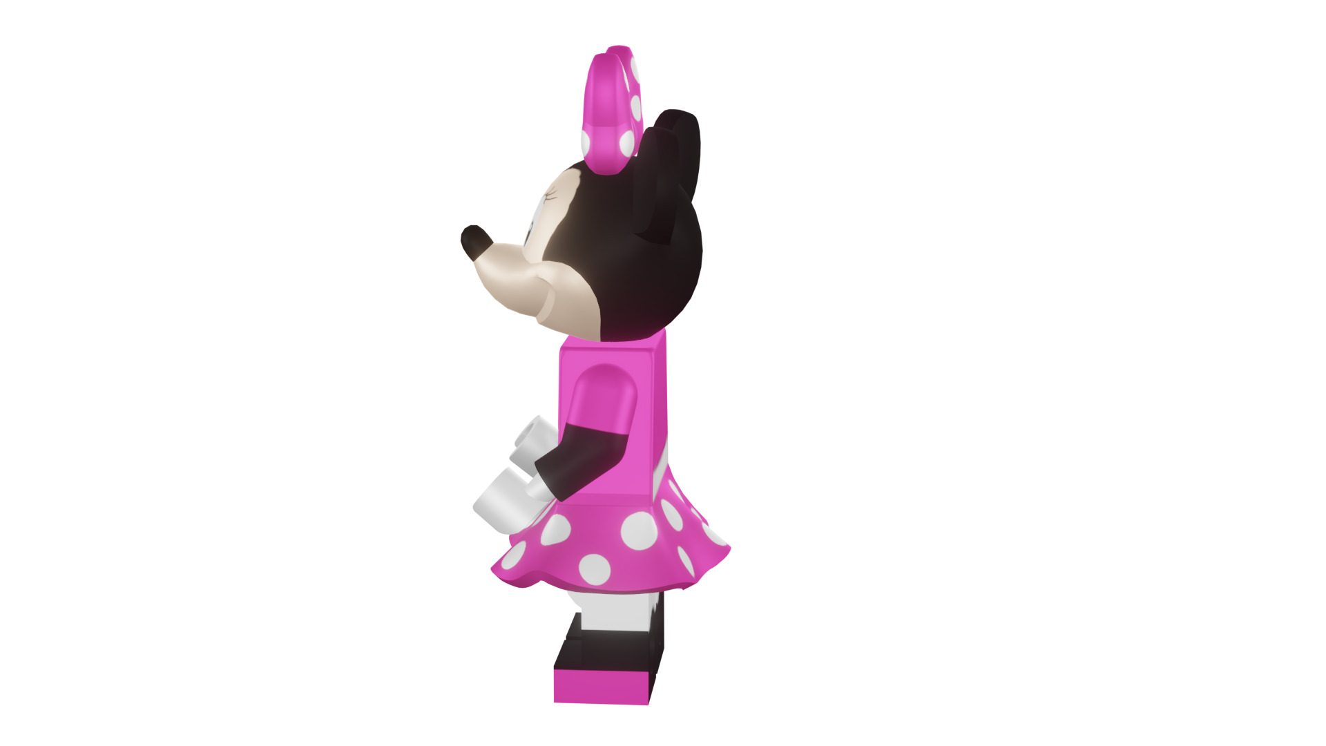 3D print minifigure - 71012-11 Minnie Mouse 3D print model_42