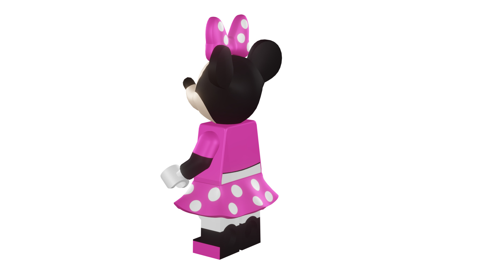3D print minifigure - 71012-11 Minnie Mouse 3D print model_38
