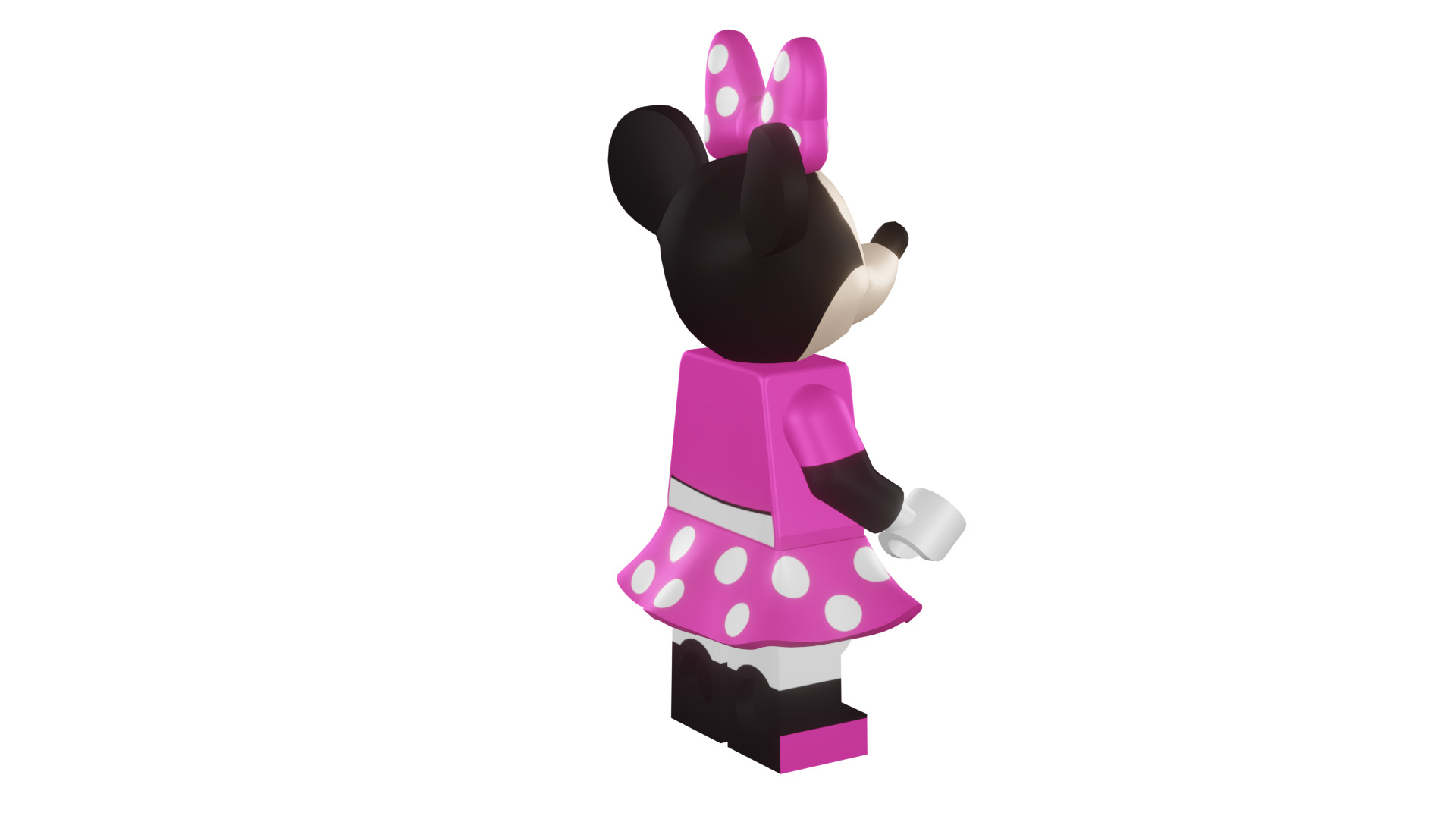 3D print minifigure - 71012-11 Minnie Mouse 3D print model_25