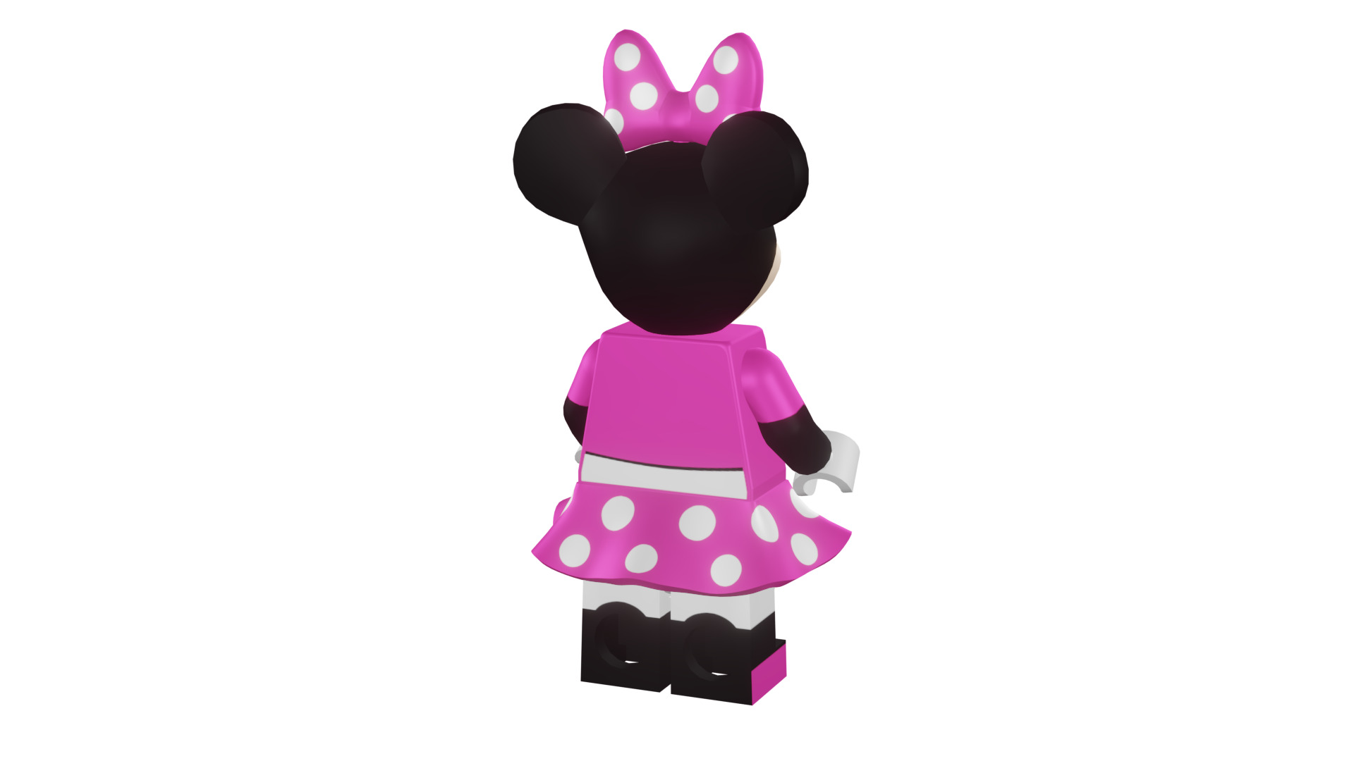 3D print minifigure - 71012-11 Minnie Mouse 3D print model_29