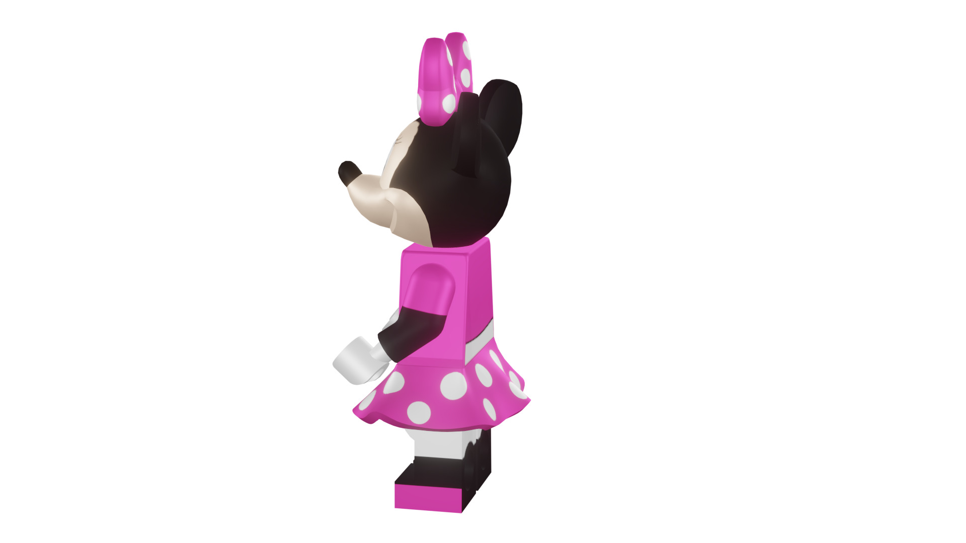 3D print minifigure - 71012-11 Minnie Mouse 3D print model_41