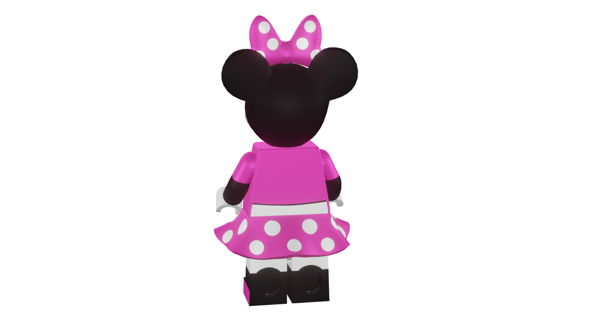 3D print minifigure - 71012-11 Minnie Mouse 3D print model_33