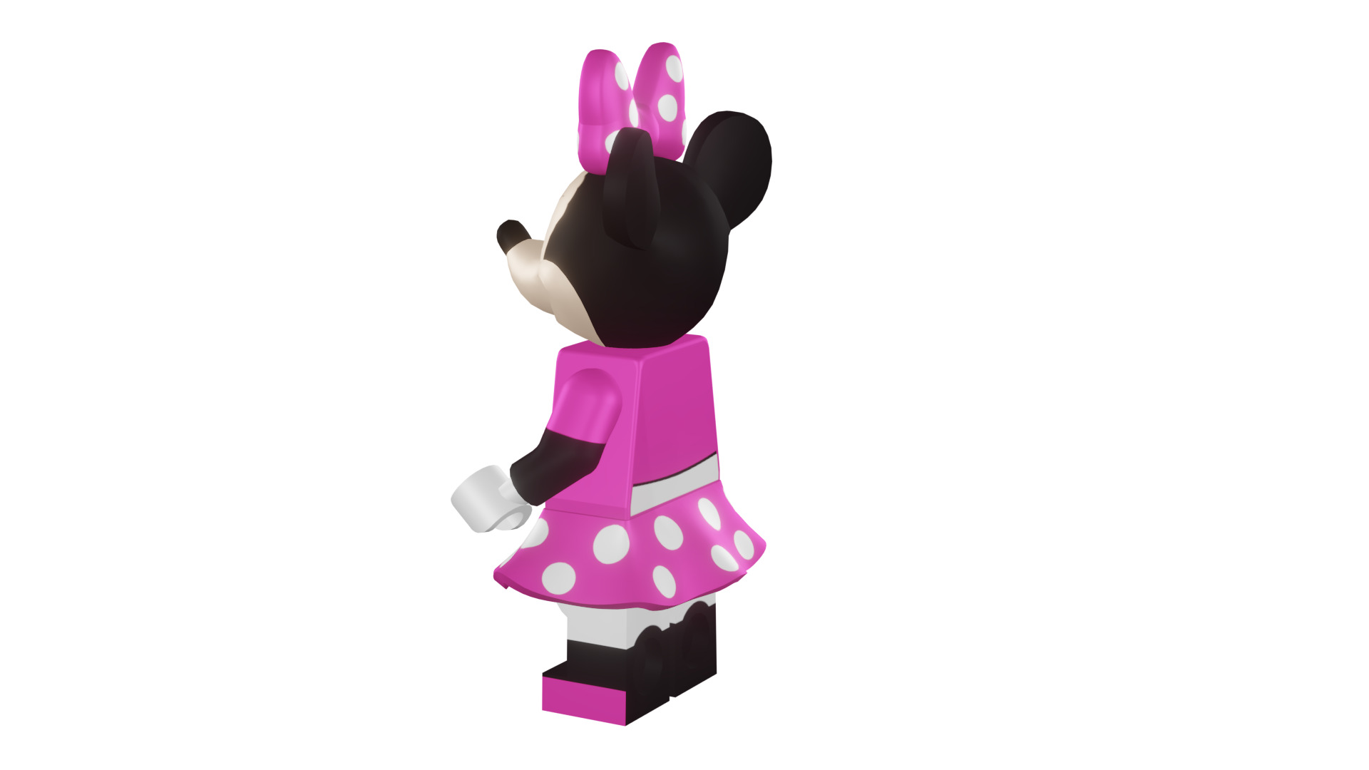 3D print minifigure - 71012-11 Minnie Mouse 3D print model_39