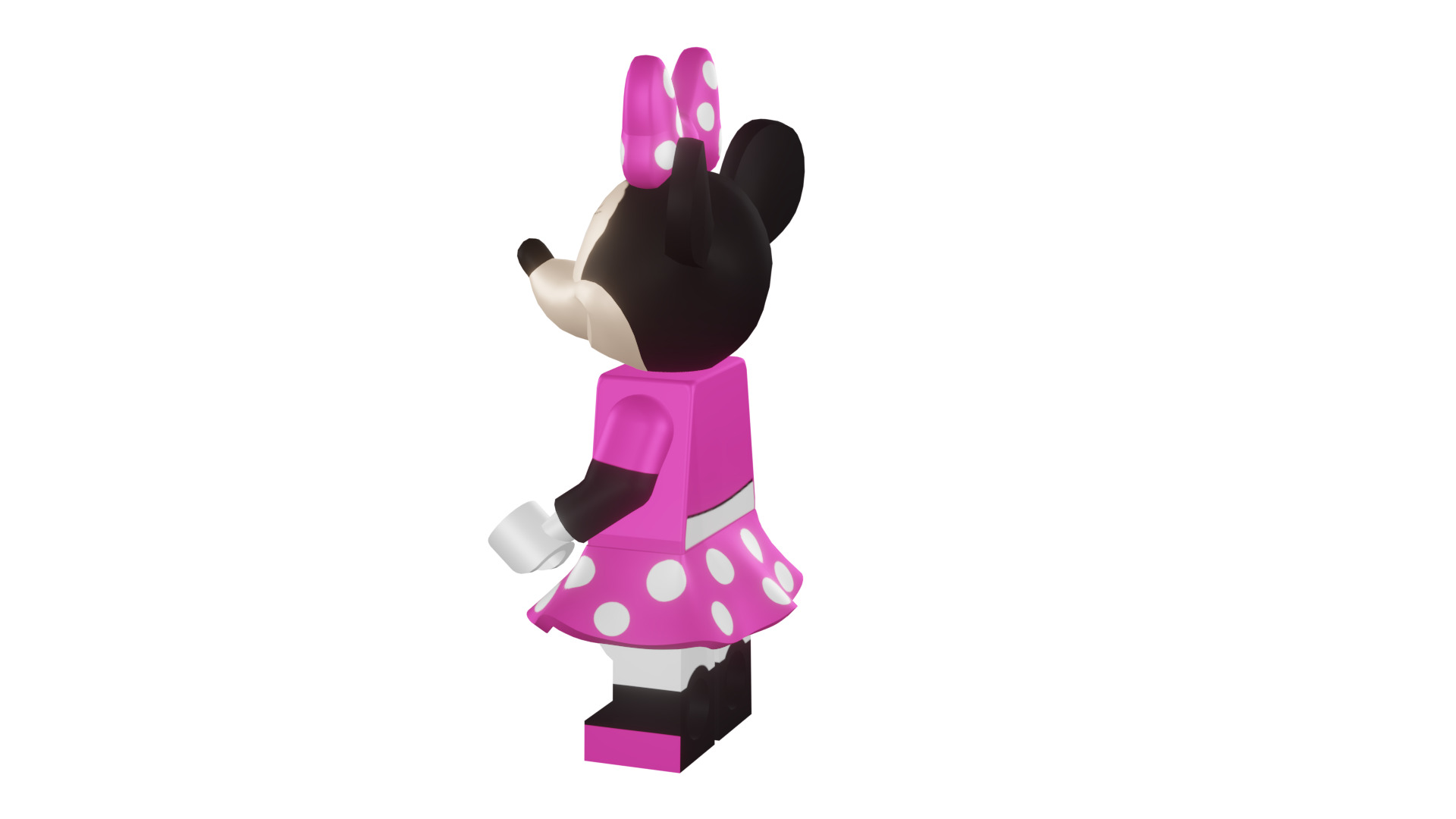 3D print minifigure - 71012-11 Minnie Mouse 3D print model_40