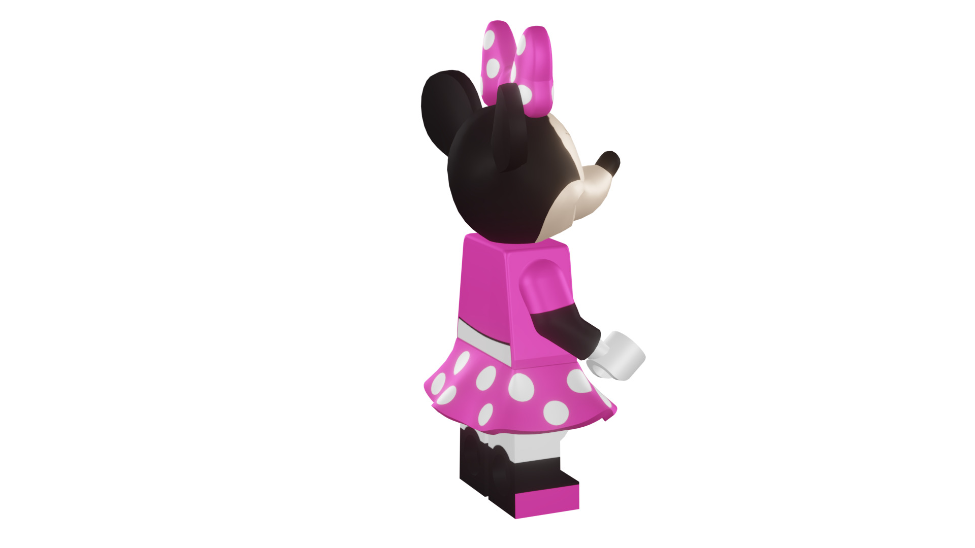 3D print minifigure - 71012-11 Minnie Mouse 3D print model_24