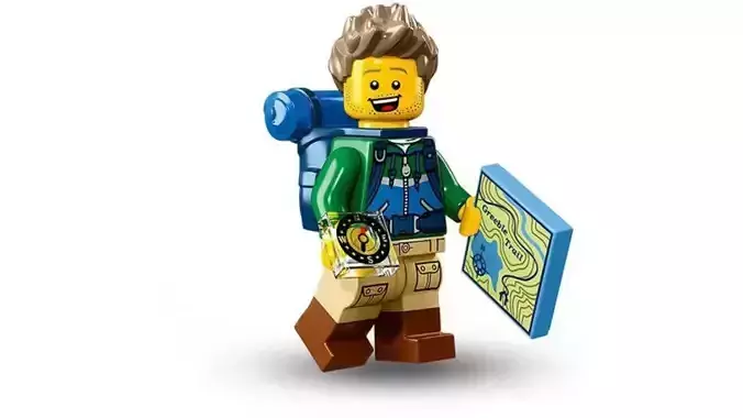 3D print minifigure - 71013-6 Hiker