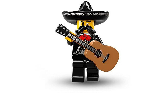 3D print minifigure - 71013-13 Mariachi 3D print model