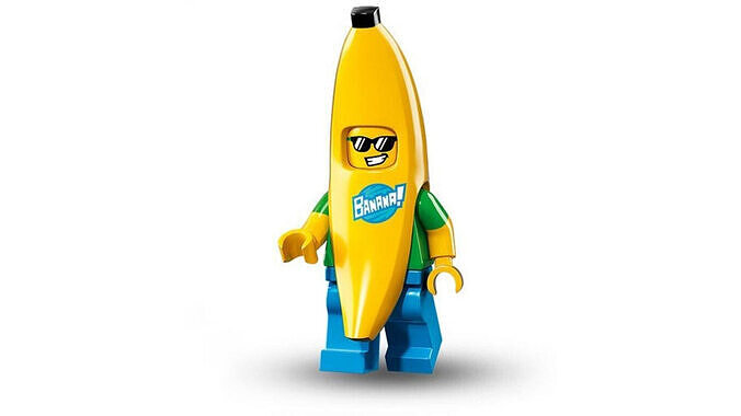 3D print minifigure - 71013-15 Banana Guy 3D print model
