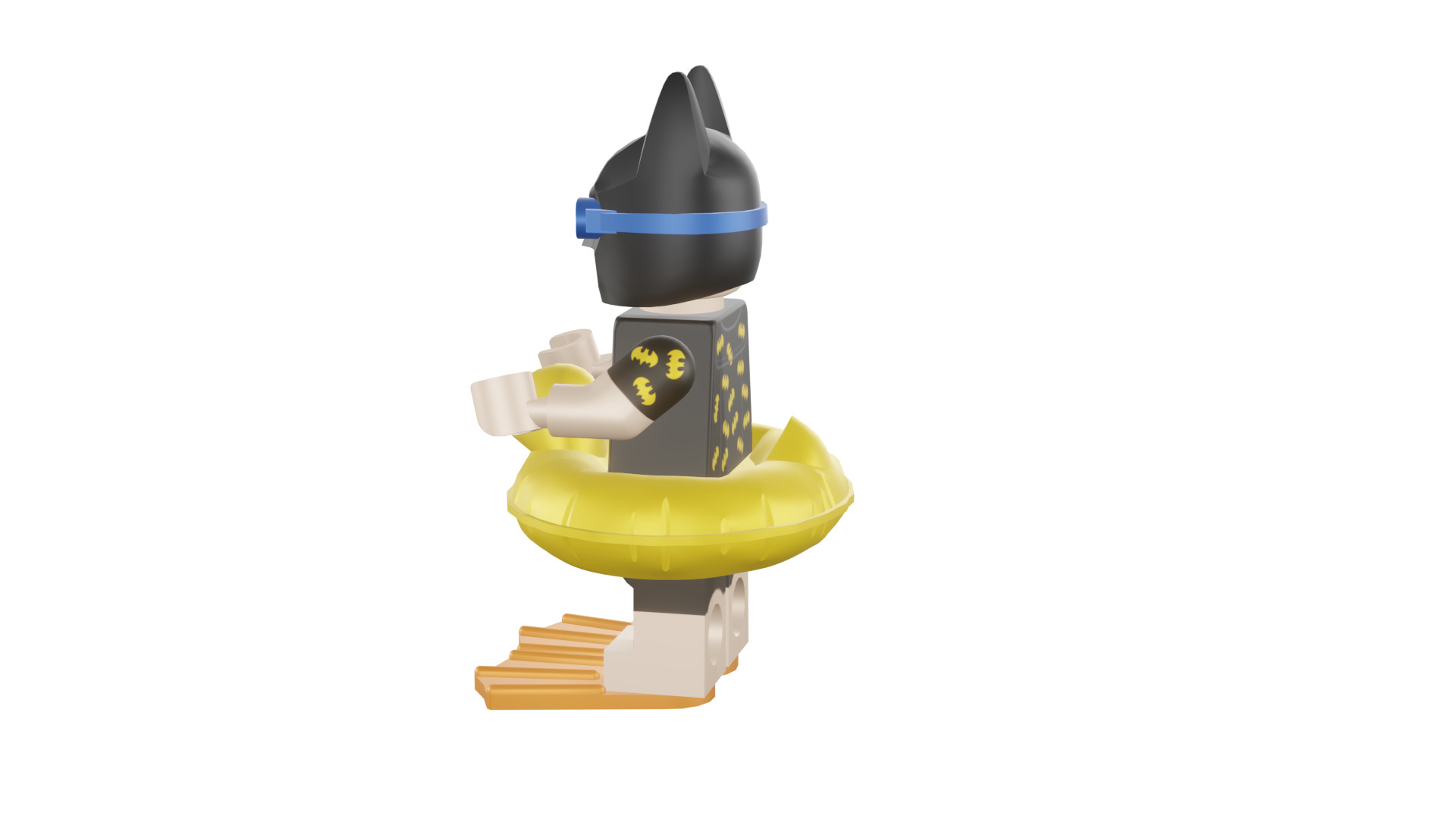 3D print minifigure - 71017-5 Vacation Batman 3D print model_40